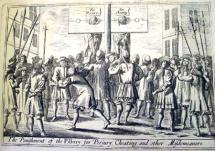 Pillory - Punishment for Cheating, Perjury & Other Misdemeanors