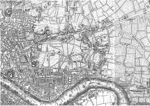 London East End - Historic Map, 1745