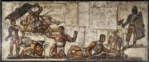 Mural - Ancient Mosaic of Roman Games