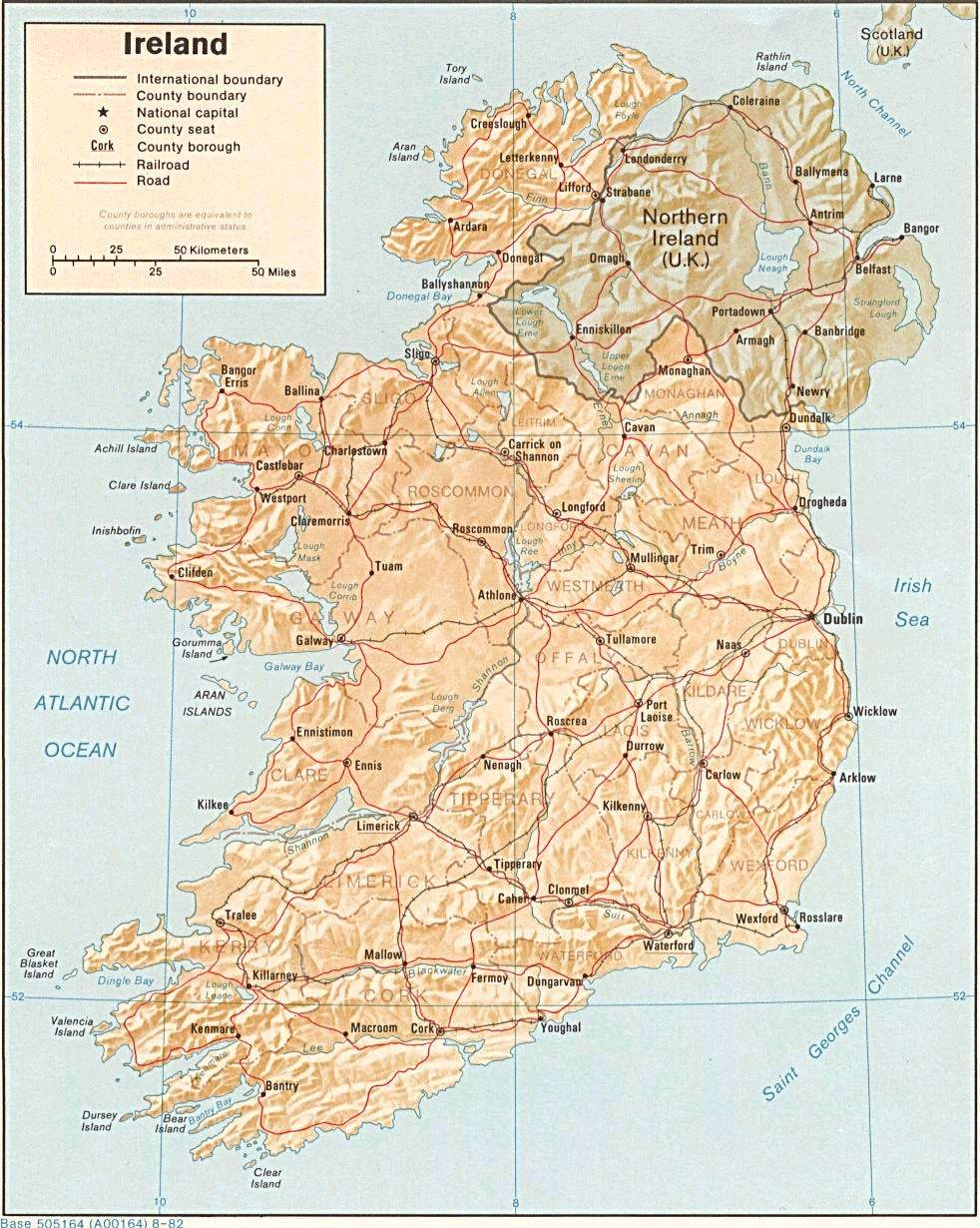 Map of Ireland