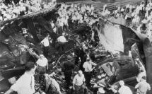 Twisted Train Coaches from 1943 Philadelphia Derailment