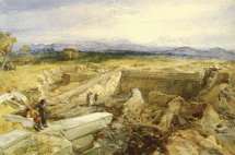 Schliemann's Excavations - At Work in Troy