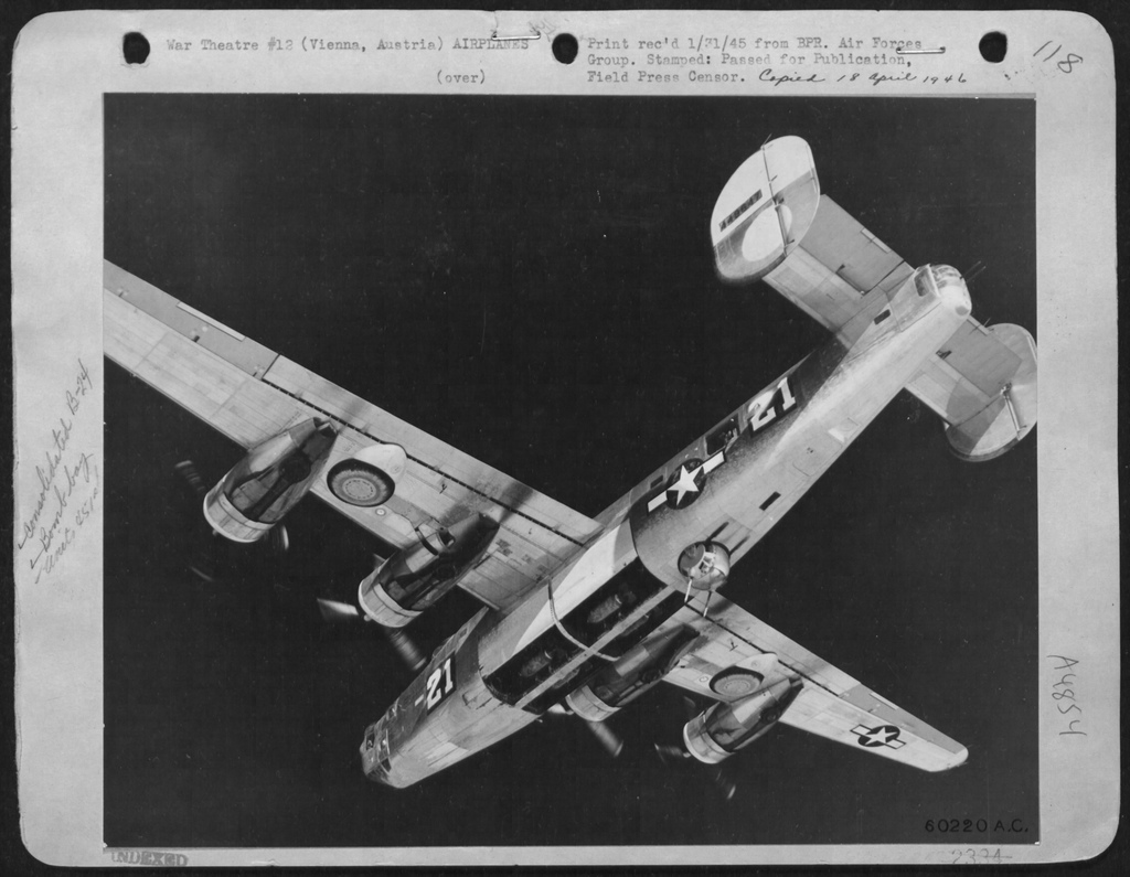 Open Bomb Bay on a B-24