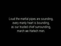 Men of Harlech - A Song of Encouragement