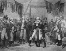 George Washington - Bidding Farewell to his Officers
