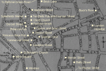 Map Depicting Bucks Row