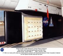 Insulation Test Panel on F-15B