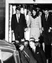 Mrs. Kennedy Arrives at Andrews on Air Force One