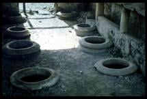 Buried Food Jars in Pompeii