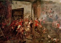 Waterloo - French Attempt to Seize Hougoumont Chateau