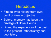 Herodotus - History from a Personal Point of View