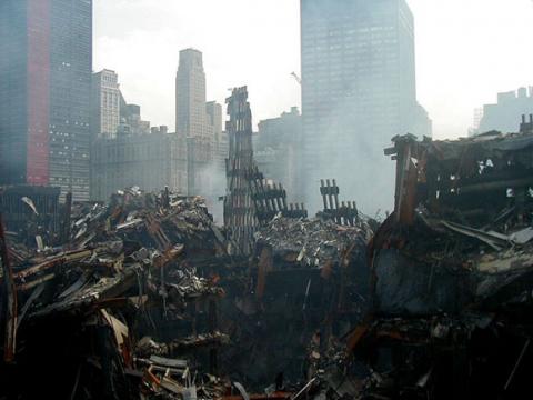 Trade Center Debris Field