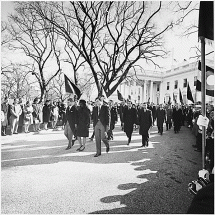 Mrs. Kennedy Leads the Funeral Procession