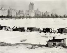 A Hooverville in New York's Central Park