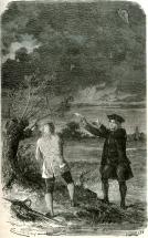 Ben Franklin Flies a Kite during a Storm