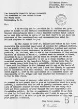 Einstein's Cautionary Letter to President Roosevelt