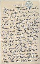 President Truman - Handwritten Note on MacArthur
