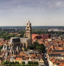 Bruge - View of City and Saint Saviours