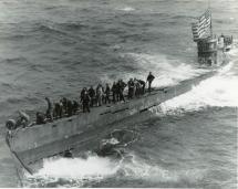 AMERICA CAPTURES a U-BOAT