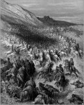 Christian Forces at the Horns of Hattin