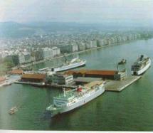 View of the Thessaloniki Seaport