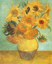 Vase with Twelve Sunflowers - January, 1889