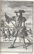 Musketeer Fixing Bayonet