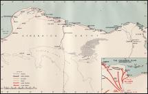 Cyrene in Africa - Map Locator