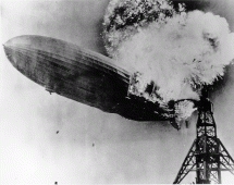 Raging Fire on the Hindenburg