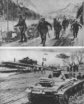 Germans Invading Norway, April 9-10, 1940