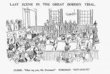 Illustration - Lizzie Borden Hears the Jury's Verdict