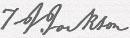 Stonewall Jackson's Signature