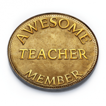 Awesome Gold Teacher Medal 150527