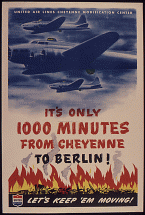 American War Poster:  1,000 Minutes to Berlin