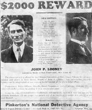 John P. Looney - Reward Poster