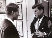 Robert Kennedy with President Kennedy