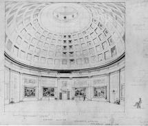 Rotunda at the U.S. Capitol - Early Illustration