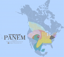 Panem - Map of District Locations