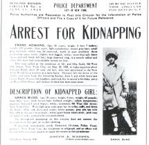 Grace Budd - Police Kidnapping Notice