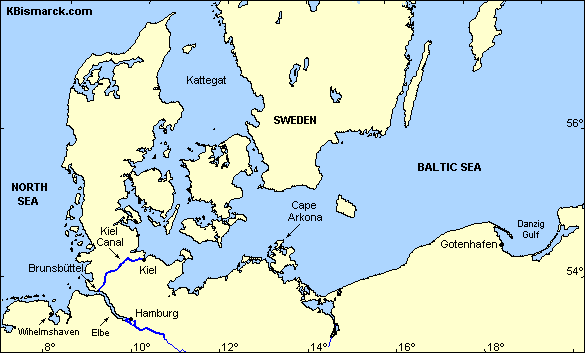 Map Depicting Gotenhafen