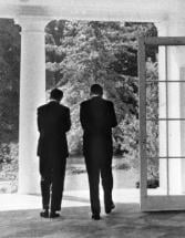 President Kennedy and Robert Kennedy - October, 1962