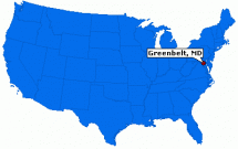 Greenbelt, Maryland - Map Locator