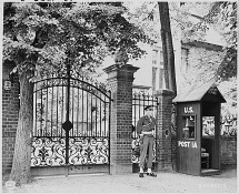 Front Gate of Home Used by Truman