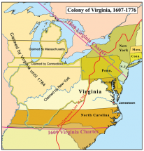Colony of Virginia - 1607-1776