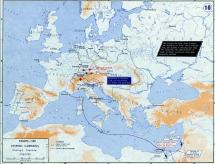 Map of Europe 1798: Egyptian Campaign