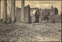 Ruins of Damaged Buildings in Columbia, South Carolina