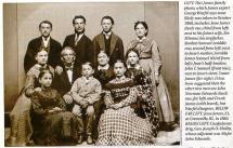 Jesse James and Family, circa 1868