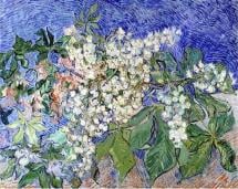 Blossoming Chestnut Branches - van Gogh Painting