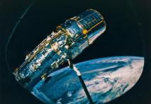 Hubble Telescope - From Discovery's Window