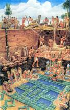 Recreation of Olmec Civilization